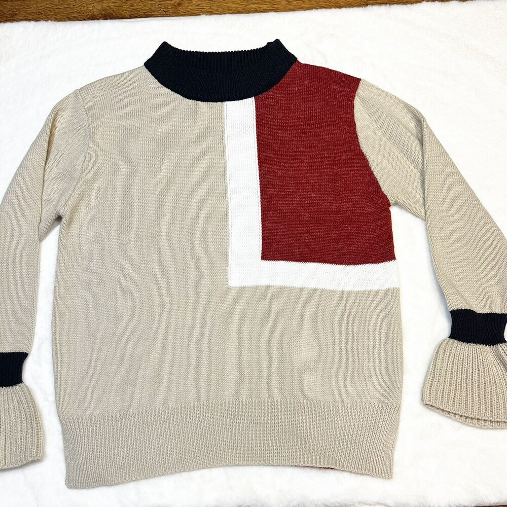 Elle Rae Color Block Sweater Women’s Sz Small